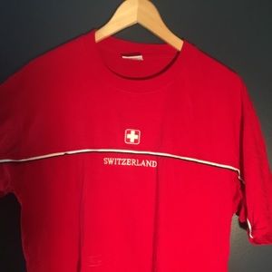 Switzerland Embroidered tee